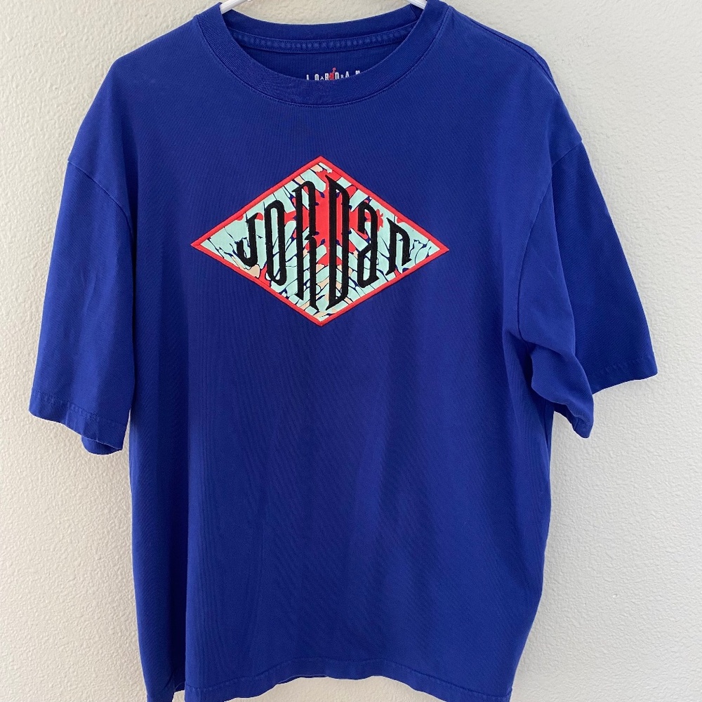 Mens Royal blue Jordan T-shirt Size Large